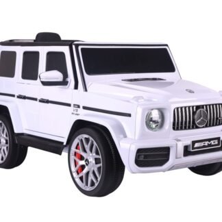 VENTA Coche batería para niños Mercedes G63 12v, 1-4 años, rc, blanco  INDA423-AC-S306WT